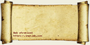 Jasmina Rakita vizit kartica